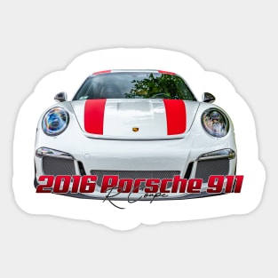 2016 Porsche 911 R Coupe Sticker